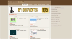 Desktop Screenshot of annuairevoixoff.com